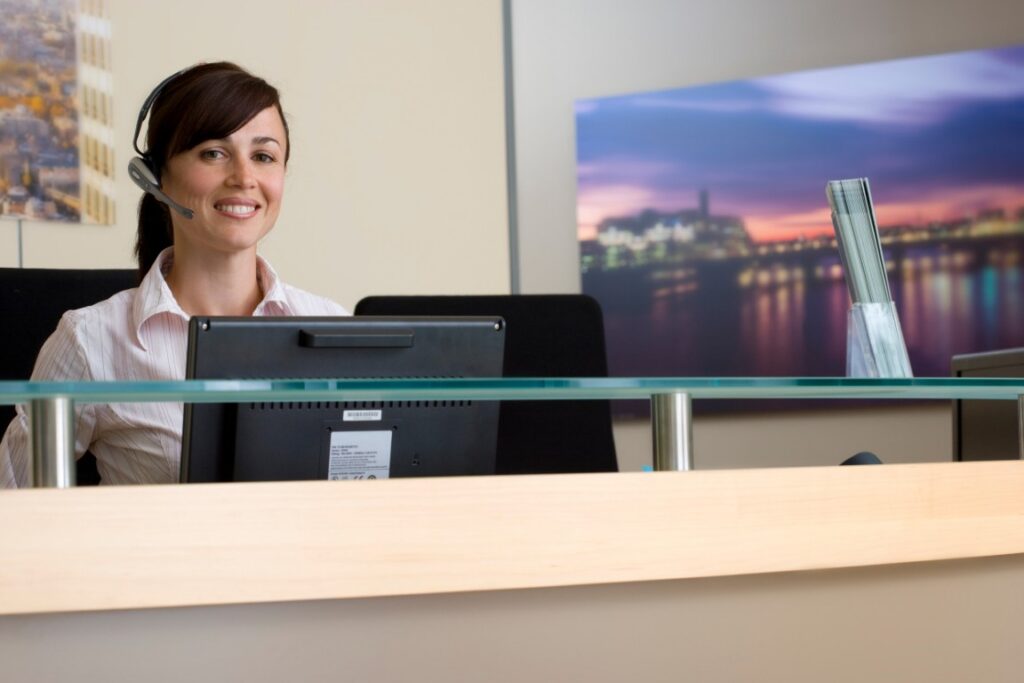Sales System Medium | Cobalt Digital Marketing A receptionist